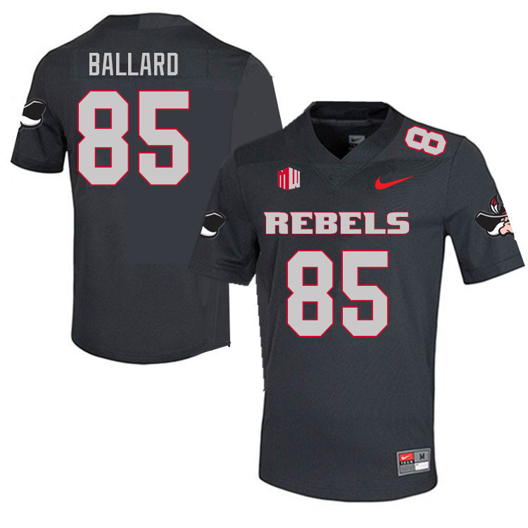 Men #85 Patrick Ballard UNLV Rebels College Football Jerseys Sale-Charcoal - Click Image to Close
